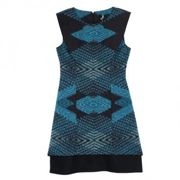 Derek Lam Psychedelic Print Dress S