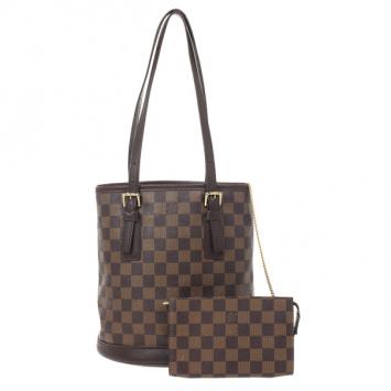 Louis Vuitton Damier Ebene Marais Petite Bucket Tote