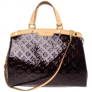 Louis Vuitton Rouge Fauviste Monogram Vernis Brea MM
