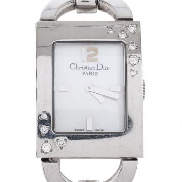 Dior Malice SS Diamond Quartz Womens Wristwatch 23 MM