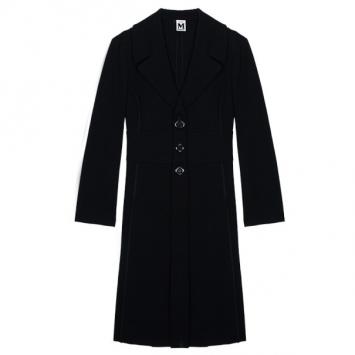 M Missoni Black Trench Coat L