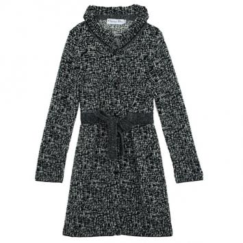 Christian Dior Tweed Trench Coat L