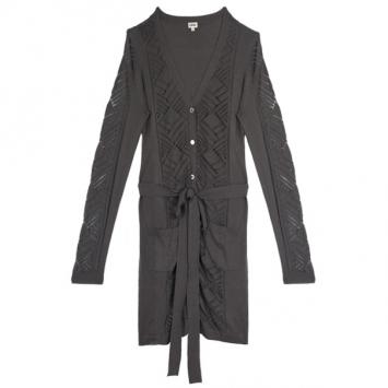 Kenzo Button Down Knit Cardigan L