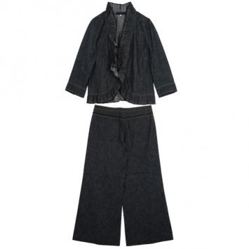 Kenzo Frill Denim Suit XL