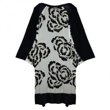 Roberto Cavalli Floral Lining Long Cardigan M
