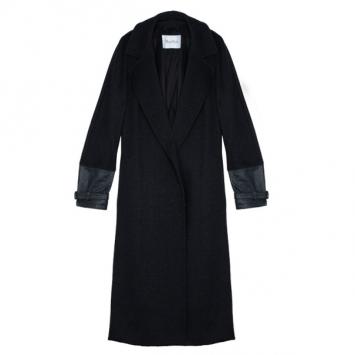 Max Mara Grey Cashmere Coat L