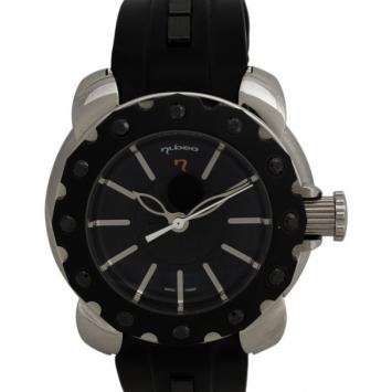 Nubeo JellyFish Stainless Steel Rubber Ceramic Automatic Womens Wristwatch 36 MM