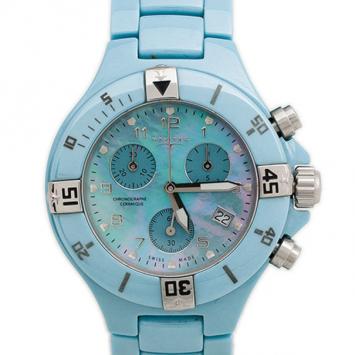 Navitec Blue Tango Ceramique MOP Womens Wristwatch 38 MM