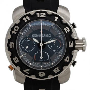 Pre Owned Nubeo Doppel SS Chronograph Mens Wristwatch 43 MM