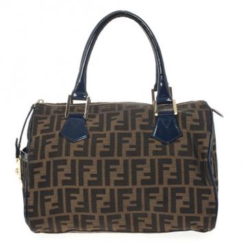 Fendi Zucca Chef Medium Boston Bag