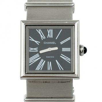 Chanel Mademoiselle Stainless Steel Womens Wristwatch 22 MM