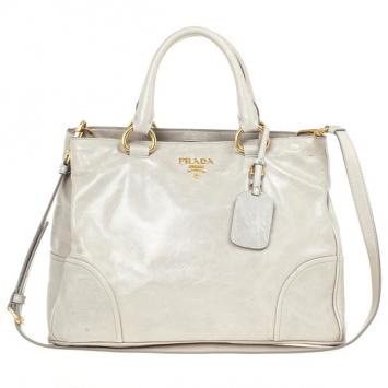 Prada Daino Zip-Top Tote