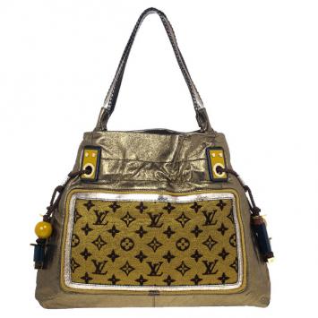 Louis Vuitton Limited Edition Gold Monogram Lurex Sunbird Bag