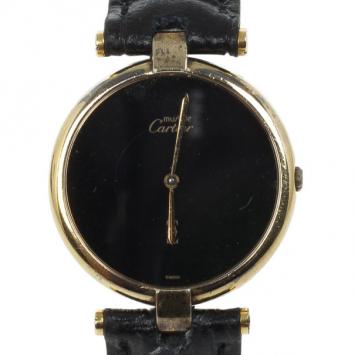 Cartier Gold Plated Unisex Wristwatch 30 MM