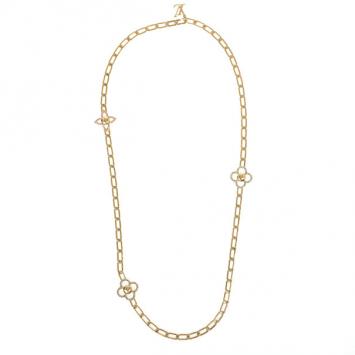 Louis Vuitton Flower Power Sautoir Chain Necklace