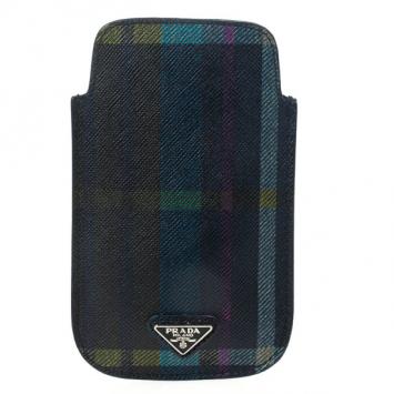 Prada Tartan Print iPhone Cover