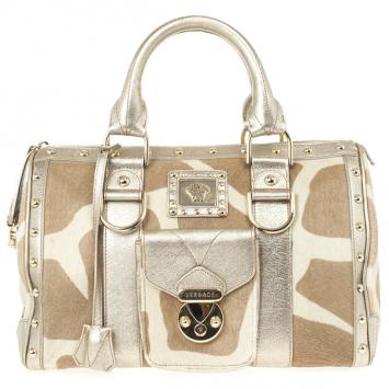 Versace Pony Hair ‘Snap Out Of It’ Satchel