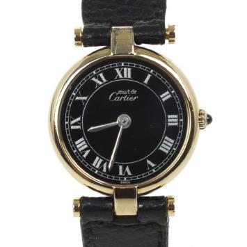 Cartier Gold Plated Womens Wristwatch 24 MM
