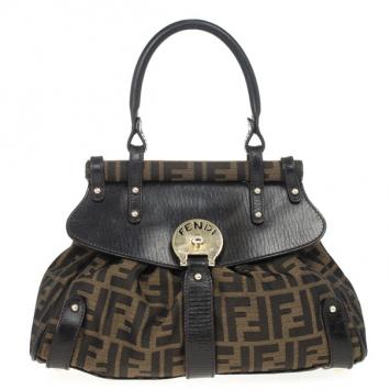 Fendi Zucca Magic Small Satchel Handbag
