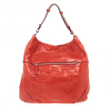 Givenchy Red Leather Shoulder Bag 