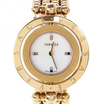 Versace Eon Gold Plated Steel Womens Wristwatch 25M