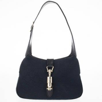 Gucci Black Monogram Mini Piston Shoulder Bag