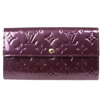 Louis Vuitton Purple Monogram Vernis Sarah Wallet