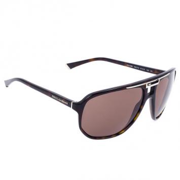 Pre Owned Dolce and Gabbana Black Men Aviators