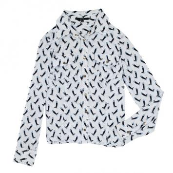 Gucci Boot Print Button Up Shirt L