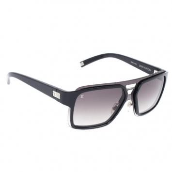 Pre Owned Louis Vuitton Black Enigme GM Men Sunglasses