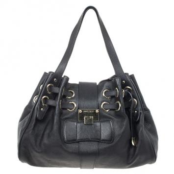 Jimmy Choo Black Leather Ramona Shopper