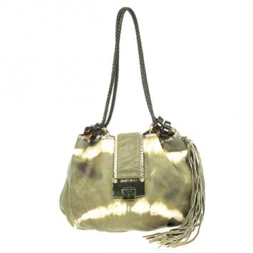 Jimmy Choo Tie Dye Embossed Python Robin Bag