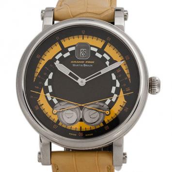 Martin Braun Grand Prix Stainless Steel Mens Wristwatch 42 MM