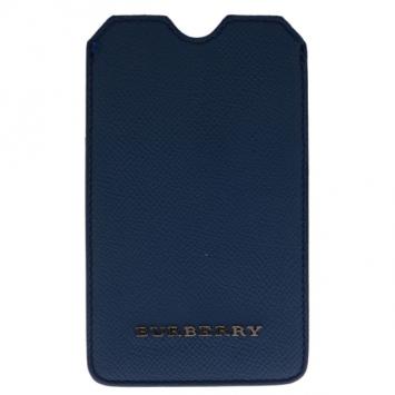 Burberry Blue Leather iPhone 5/5S Cover
