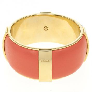 Chloe Chunky Rose Leather Bracelet