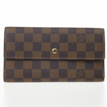 Louis Vuitton Damier Ebene Canvas International Wallet