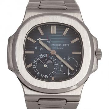 Pre Owned Patek Philippe Stainless Steel Nautilus Men's Wristwatch 40MM
