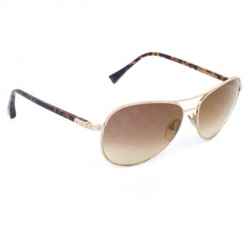 Louis Vuitton Tortoise Frame Conspiration Pilote Aviators