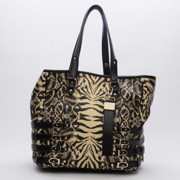 Jimmy Choo Babeth Faux Raffia Shopper
