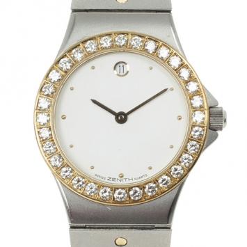 Zenith Pacific Stainless Steel and Diamond Womens Watch 26 MM Test iOS