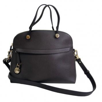 Furla Grey Piper Boston Bag