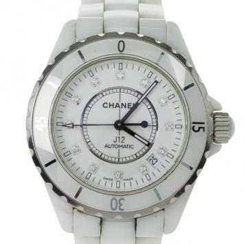 Chanel J12 White Ceramic Diamond Unisex Watch 38MM