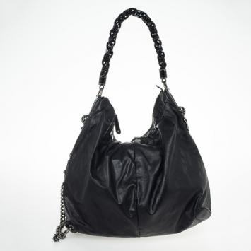 Gucci Black Leather 'Galaxy' X-Large Shoulder Bag