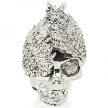 Alexander McQueen Wings Skull Cocktail Ring Size 53