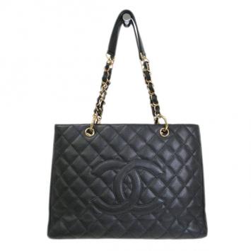 Chanel Black Caviar Grand Shopper Tote GST