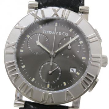 Tiffany & Co. Stainless Steel Atlas Womens Chronograph 35 MM
