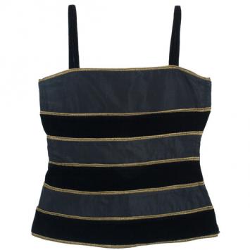 Gianni Versace Vintage Playful Evening Top L