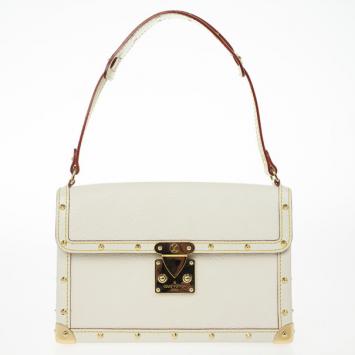Louis Vuitton White Suhali Leather L'Aimable Bag