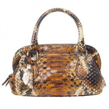 Fendi Python Framed Mini Doctor Bag