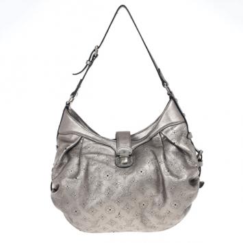 Louis Vuitton Argent Monogram Mahina Leather Surya XS Bag